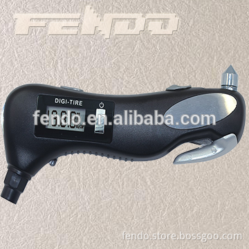 LCD car air pressure gauge with lighting function tire pressure gauge